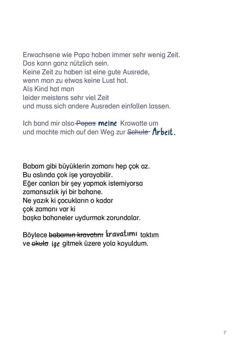 Wie Papa (Deutsch-Türkisch)