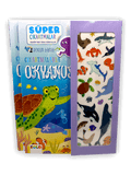 Çıkartmalarla Okyanus + Sticker (tekrar kullanılabilir)