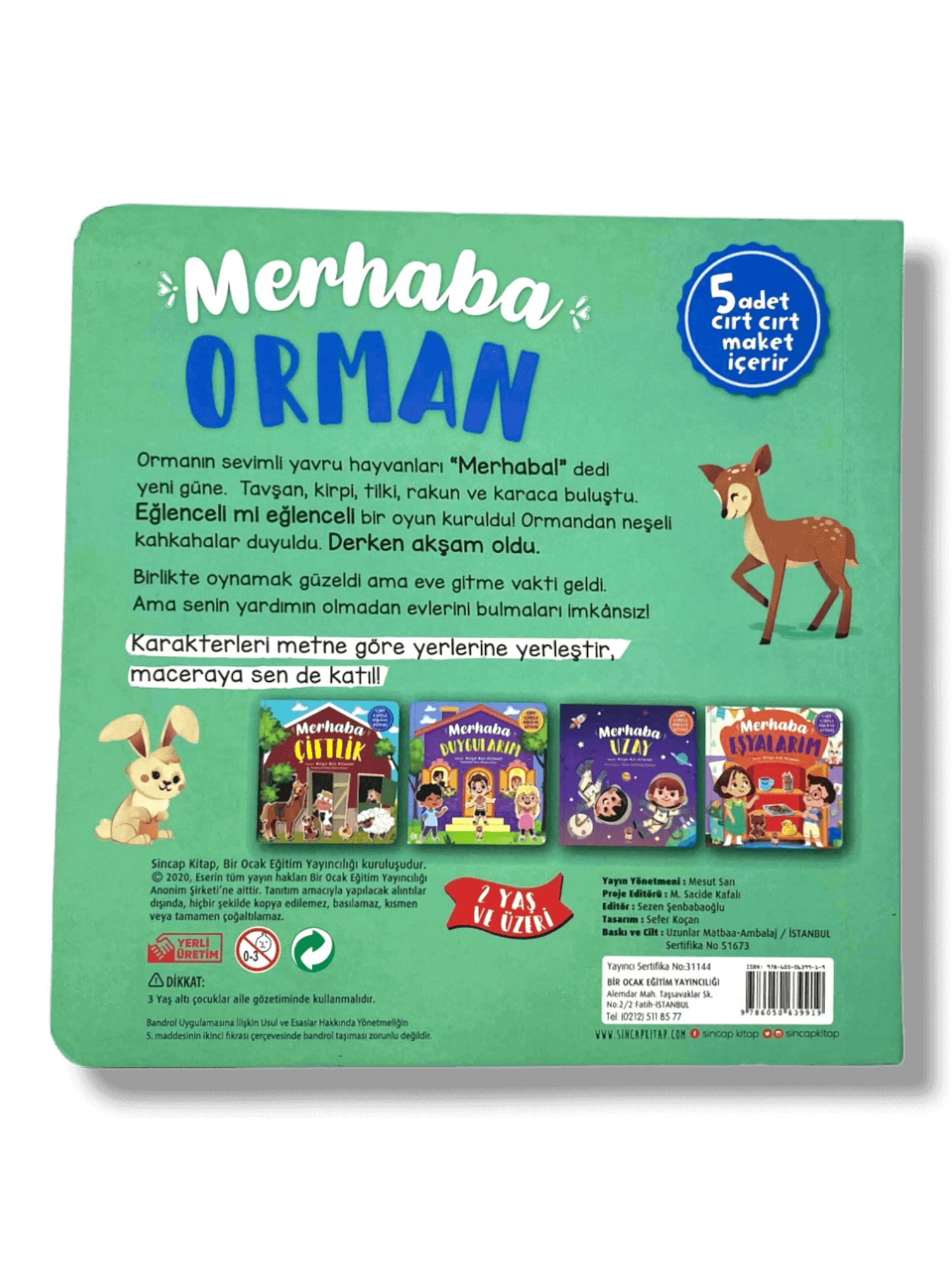 MERHABA ORMAN🌿 CIRT CIRTLI HIKAYE KITABI