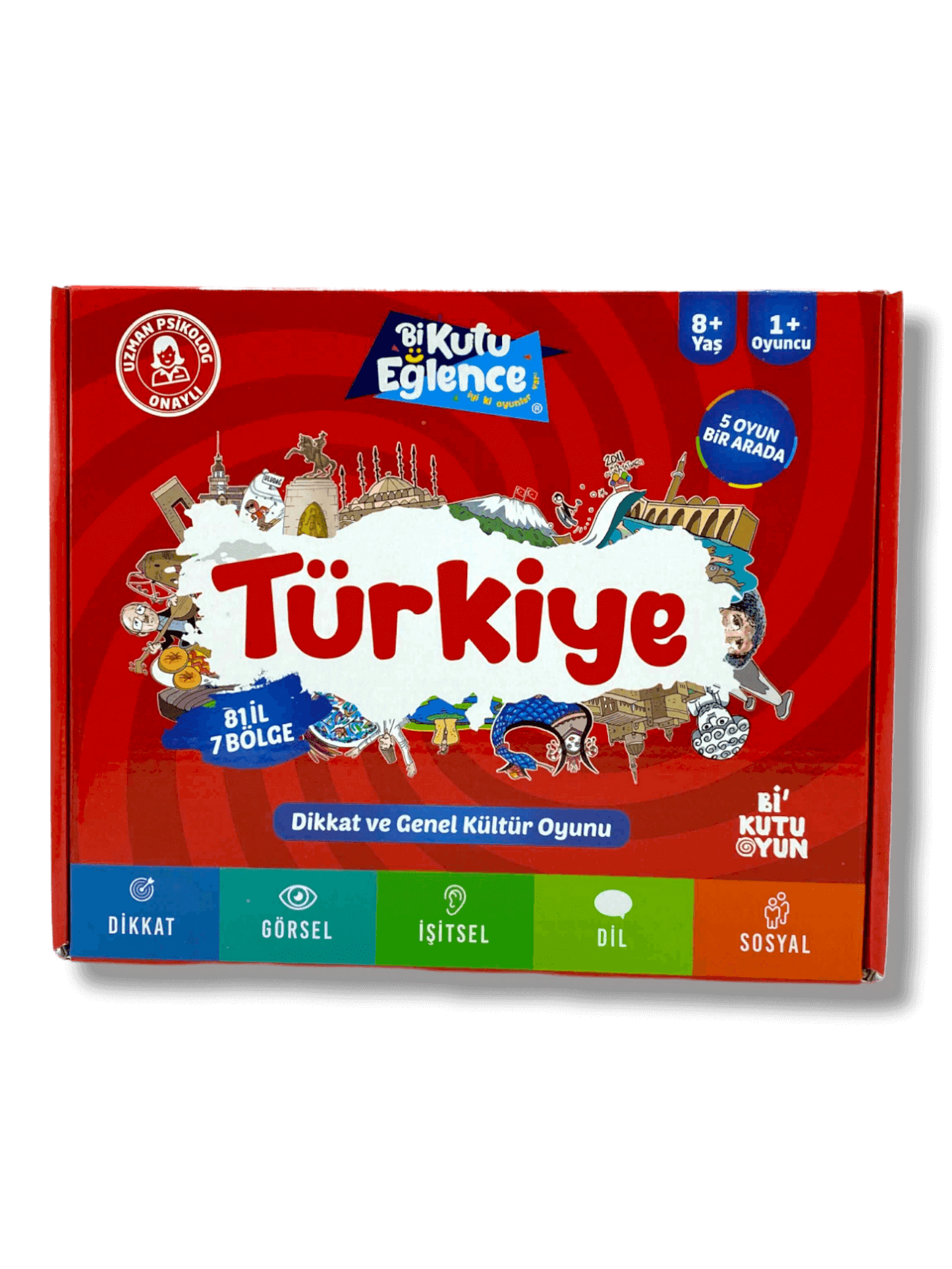 Türkiye Dikkat Ve Genel Kültür Oyunu - tüm aile icin (Kulturspiel Türkei)