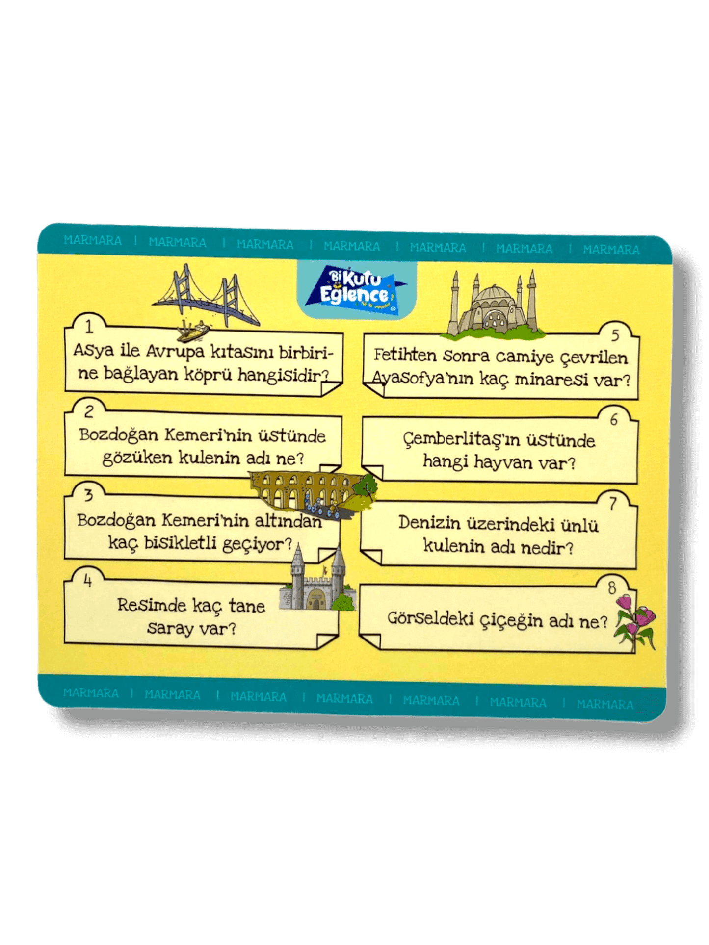 Türkiye Dikkat Ve Genel Kültür Oyunu - tüm aile icin (Kulturspiel Türkei)