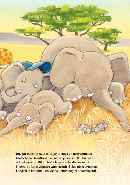 Der schlaue kleine Elefant (Deutsch-Türkisch)