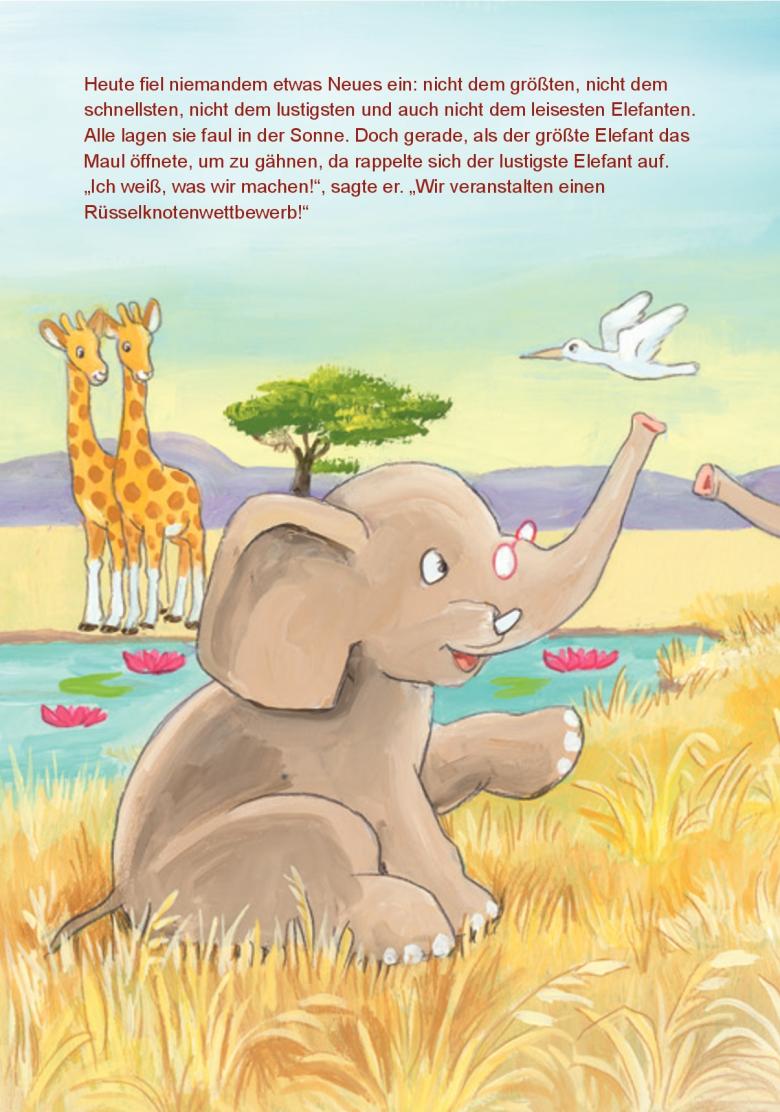 Der schlaue kleine Elefant (Deutsch-Türkisch)