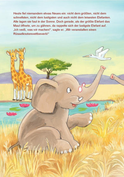 Der schlaue kleine Elefant (Deutsch-Türkisch)