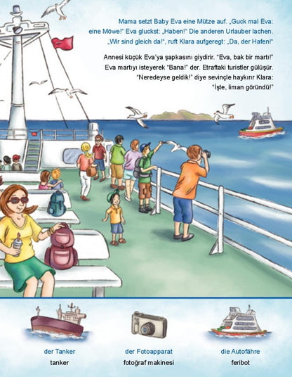 Am Meer Türkisch - Deutsches Kinderbuch