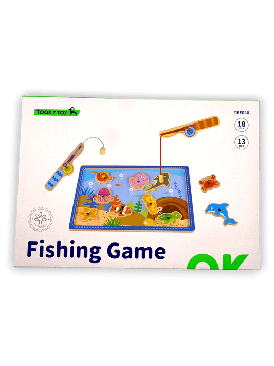 Fischerspiel aus Holz mit Magneten