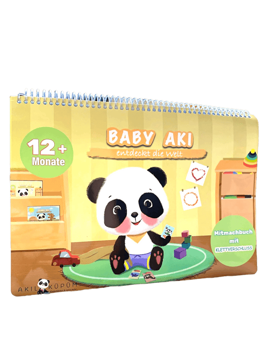 Panda Aki goes on an adventure - activity book + Velcro