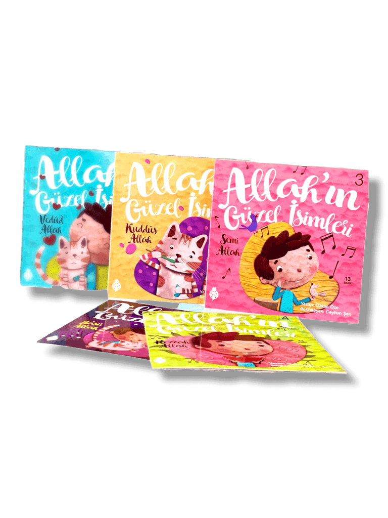 ALLAH'IN GÜZEL İSİMLERİ 1. seri  SET (5 Kitap)