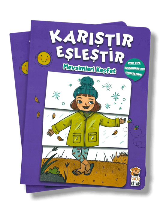 KARIŞTIR EŞLESTIR ☀️❄️☔️- MEVSIMLERI KEŞFET 