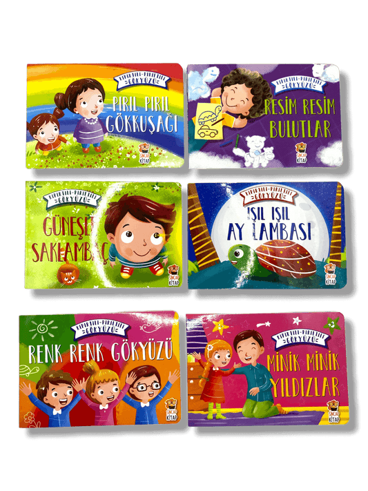 Kıpırtılı Pırıltılı Gokyüzü Seti (6 Kitap) 